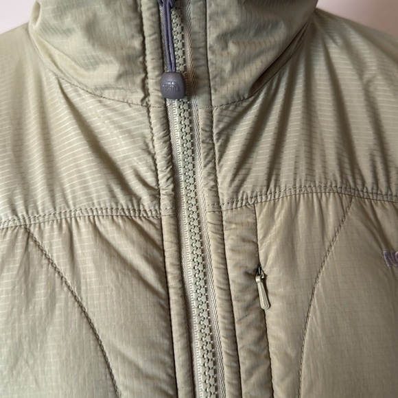 The North Face Women's Celery Green Ski Jacket SZ M Primaloft ripstop warm light - Picture 8 of 12